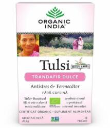 Organic India Tulsi Trandafir Dulce antistres & fermecator 18 plicuri