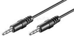 Goobay AUX audio csatlakozó kábel, 3, 5 mm-es sztereó, CU (GOOBAY_51659) (GOOBAY_51659)