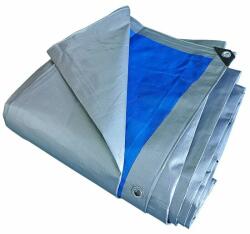 DSH Prelata impermeabila cu inele 180 g/mp, 10x15 m, argintiu-albastru, DSH 104121 (DSH104121)