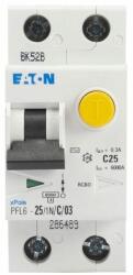 Eaton Intrerupator Diferential 25A 1P+N C 6KA (286489)