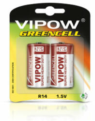 VIPOW Baterie greencell r14 blister 2 buc (BAT0083B) - electrostate