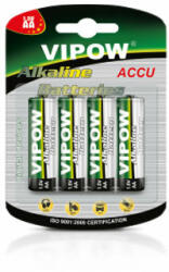 VIPOW Baterie alcalina r6 aa 1.5v blister 4 buc (BAT0061B)