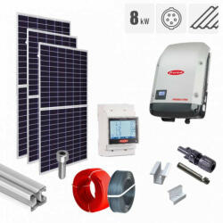 Jinko Solar Kit fotovoltaic 8.2 kW, panouri Jinko Solar, invertor trifazat Fronius, tigla metalica (KIT-PV-8.2KW-T-JINKO2776070)
