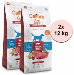 Calibra Calibra Dog Life Adult Medium Fresh Beef 2 x 12 kg