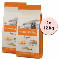 Nature's Variety Nature's Variety Dog Original Medium Chicken 2 x 12 kg