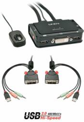 Lindy DVI-D - Single Link KVM Switch - 2 port (42341)