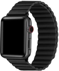 XPRO Apple Watch mágneses szilikon szíj fekete 42mm / 44mm / 45mm / 49mm (128034) (128034)