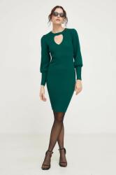 ANSWEAR rochie culoarea verde, mini, mulata BMYX-SUD0CD_77X