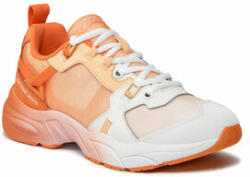 Calvin Klein Sneakers Retro Tennis Low Lace Mix Ml Sat YW0YW01307 Portocaliu