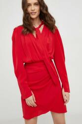 ANSWEAR rochie culoarea rosu, mini, drept BMYX-SUD0GE_33X