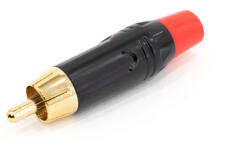 Thunder Audio Thunder Germany RC-602 RCA papa, aranyozott - PIROS