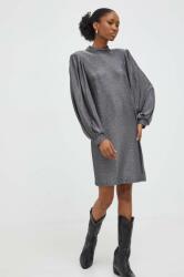 ANSWEAR rochie culoarea argintiu, mini, drept BMYX-SUD0HL_SLV