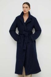 ANSWEAR palton femei, culoarea albastru marin, de tranzitie, desfacut BMYX-KPD006_59X