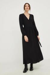 ANSWEAR rochie culoarea negru, maxi, evazati BMYX-SUD0ES_99X