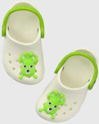 Crocs papuci pentru copii culaorea verde 9BYX-KLK01I_71X