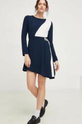 ANSWEAR rochie culoarea albastru marin, mini, evazati BMYX-SUD0FY_59X