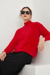 ANSWEAR pulover femei, culoarea rosu, cu turtleneck BMYX-SWD0EA_33X