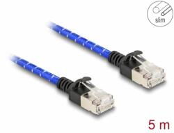 Delock Cablu de retea RJ45 Cat. 6A FTP Slim brodat 5m, Delock 80380 (80380)