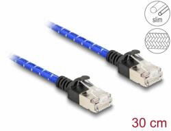 Delock Cablu de retea RJ45 Cat. 6A FTP Slim brodat 0.3m, Delock 80375 (80375)