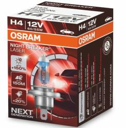 OSRAM Night Breaker Laser H4 +150% halogén izzó 64193NL