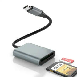 2in1 USB-C (Type C) SD/ TF & MicroSD Kártyaolvasó és író -OTG (RT-CR345)