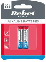 Rebel Baterie Alcalina 1.5v Aaa-lr03 / Blister, 2/set (bat0066b)