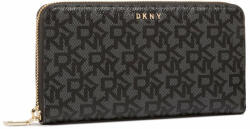 DKNY Nagy női pénztárca DKNY Bryant-New Zip Arou R831J658 Bk Logo/Bk XLB 00 Női