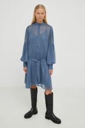 Bruuns Bazaar ruha mini, egyenes - kék 40 - answear - 35 990 Ft