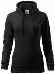 MALFINI Hanorac damă Trendy Zipper - Neagră | L (4110115)