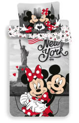  Disney Mickey, Minnie New York ágyneműhuzat 140×200cm, 60×80 cm (JFK025376) - kidsfashion