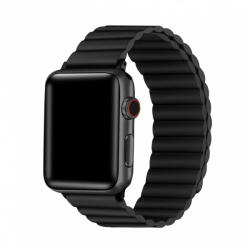 XPRO Apple Watch mágneses szilikon szíj fekete 42mm / 44mm / 45mm / 49mm - redmobilshop