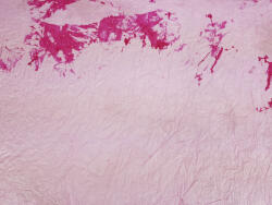Gyűrt, merített papír világos rózsaszín magenta 1 ív