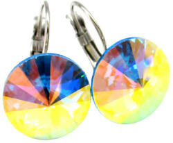 DIANA 14 mm-es fülbevaló (aquamarine ab) (2023052329)