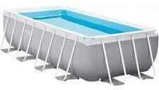 Intex MetalPrism Set négyszögletű medence 400 x 200 x 100 cm