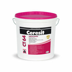 Ceresit (Henkel) Ceresit CT 64 - Tencuiala decorativa acrilica cu aspect de praf de scoarta de copac, granulatie 2mm