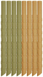Nuuroo Set de paie din silicon - Ada - Olive Green/Dusty Yellow - Nuuroo