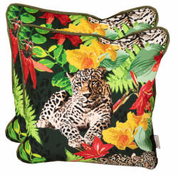 Hiko Set 2 perne decorative cu fata detasabila, Hiko Fantasy Indian Jungle (10008465)