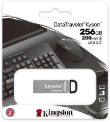 Kingston Stick USB 256 gb KINGSTON DataTraveler Kyson, metalic