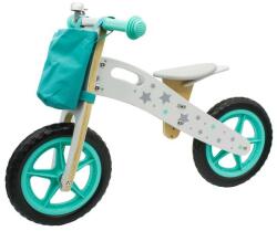 ProCart Bicicleta copii 12 inch, fara pedale, pentru echilibru, scaun ajustabil, lemn, roti spuma EVA