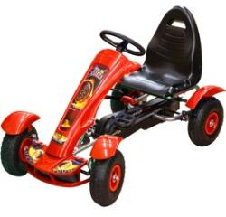  Pedálos gokart - 50 kg, piros (F618-Red)