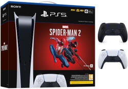 Sony Playstation 5 Digital + Joc PS5 Marvel Spider-Man 2 + Extra Controller, Consola de jocuri PS5 (CFI-1216B_SM2-G2)