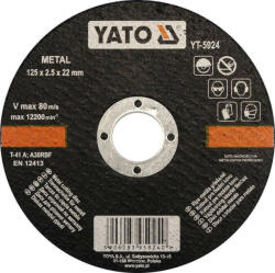 TOYA YATO 125 mm YT-5924 Disc de taiere