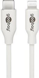 Goobay Cablu Date/Incarcare Goobay Lightning USB-C 2m Alb (39448)