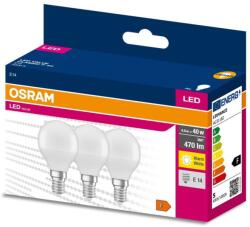 OSRAM KÉSZLET 3x LED Izzó P45 E14/4, 9W/230V 3000K - Osram P225553 (P225553)