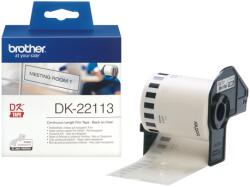 Brother DK-22113 átlátszó eredeti ötapadós szalagcímke 62mm (DK22113) - onlinetoner