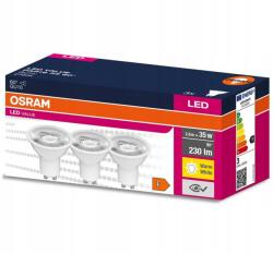 OSRAM KÉSZLET 3x LED Izzó PAR16 GU10/2, 8W/230V 2700K 60° - Osram P225548 (P225548)