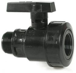 Plassim Kpe Fémgolyós műanyag golyóscsap KB 1/2″ (170VLFM0101B) (170-VLFM0101-B)