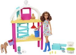 Mattel Barbie, Ferma, set de joaca cu papusa si accesorii