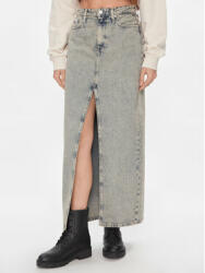 Calvin Klein Jeans Fustă de blugi Front Split Maxi Denim Skirt J20J222869 Albastru Slim Fit
