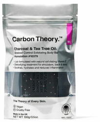 Carbon Theory Hámlasztó testszappan Charcoal & Tea Tree Oil Breakout Control (Exfoliating Body Bar) 100 g - mall
